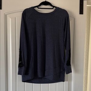 Motherhood Maternity heathered navy Top